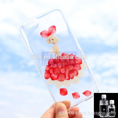 No Yellowing Clear Dome Epoxy Resin AB Glue for Phone Sticker Doming Resin